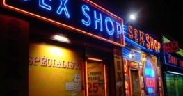 The first embarrassing trip to the sex shop