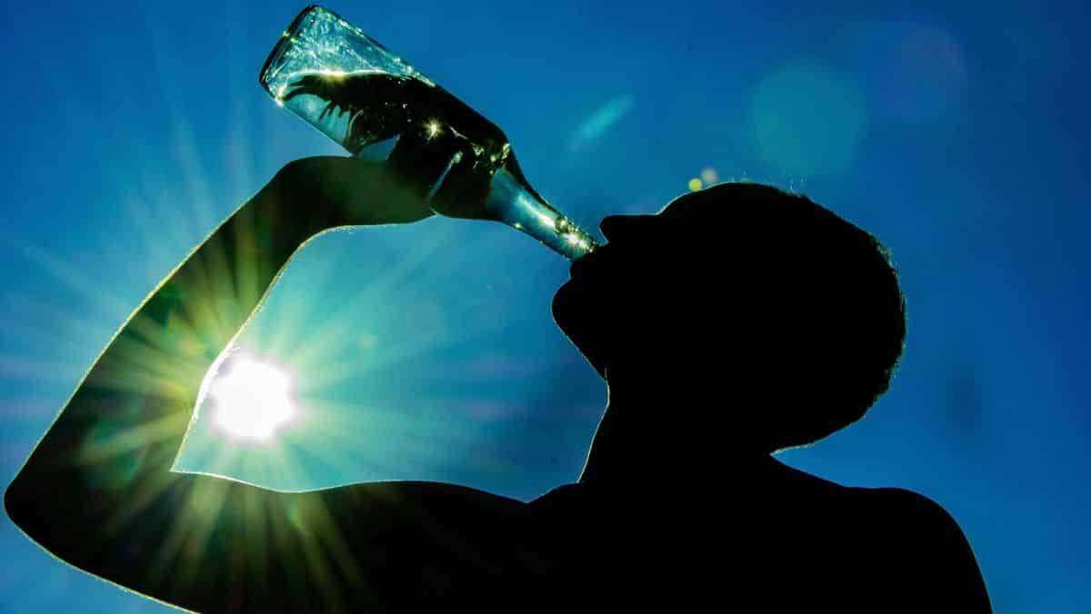 Drink properly - tips for high temperatures