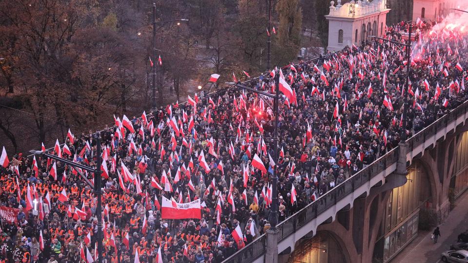 The independence march in Warsaw was cancelled