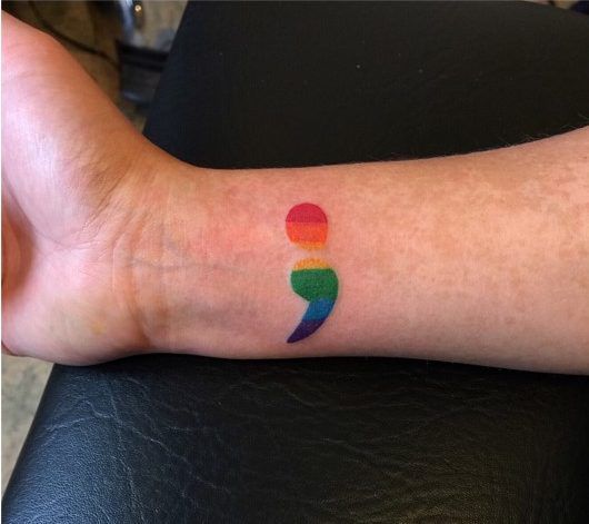 Tattoo trend no. 6: the semicolon