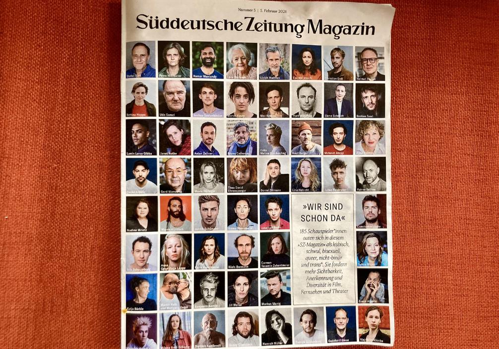 185 German celebrities start a group outing