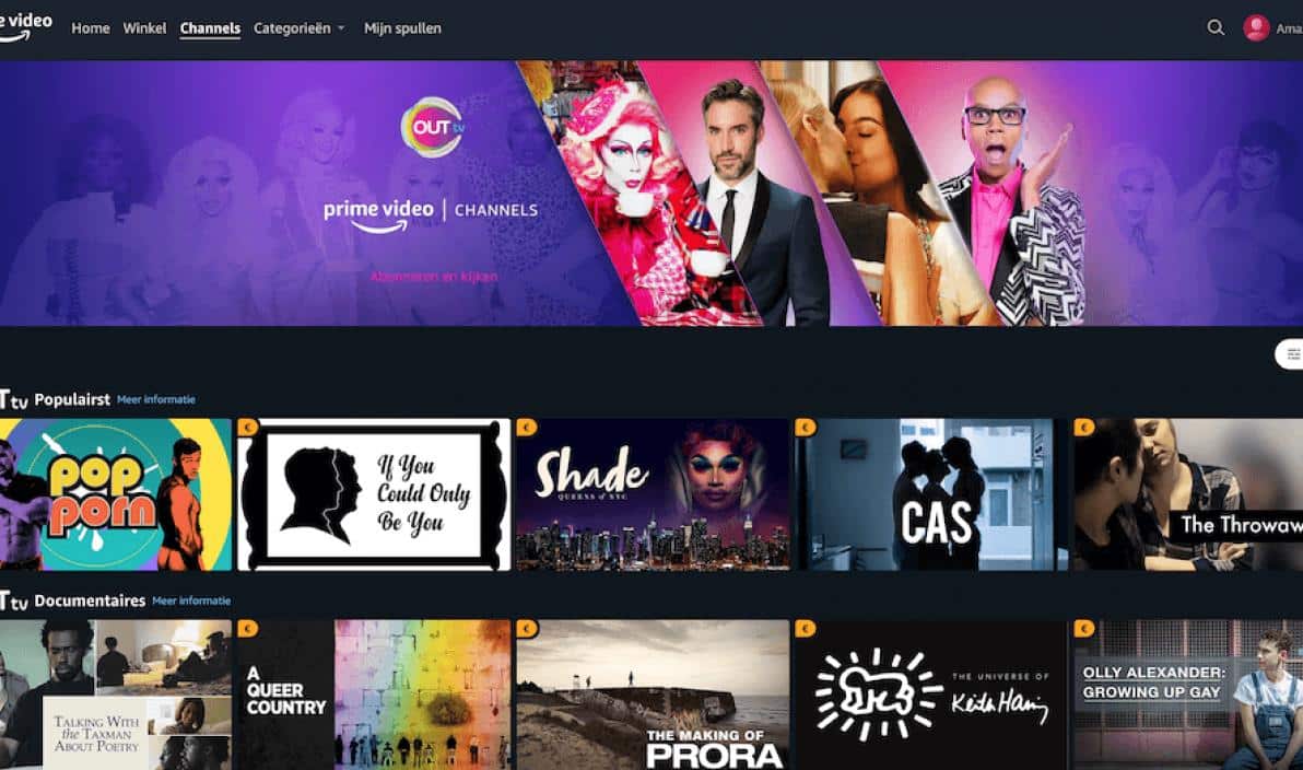 Amazon Prime lanza OUTtv, el primer canal LGBTQ de Alemania