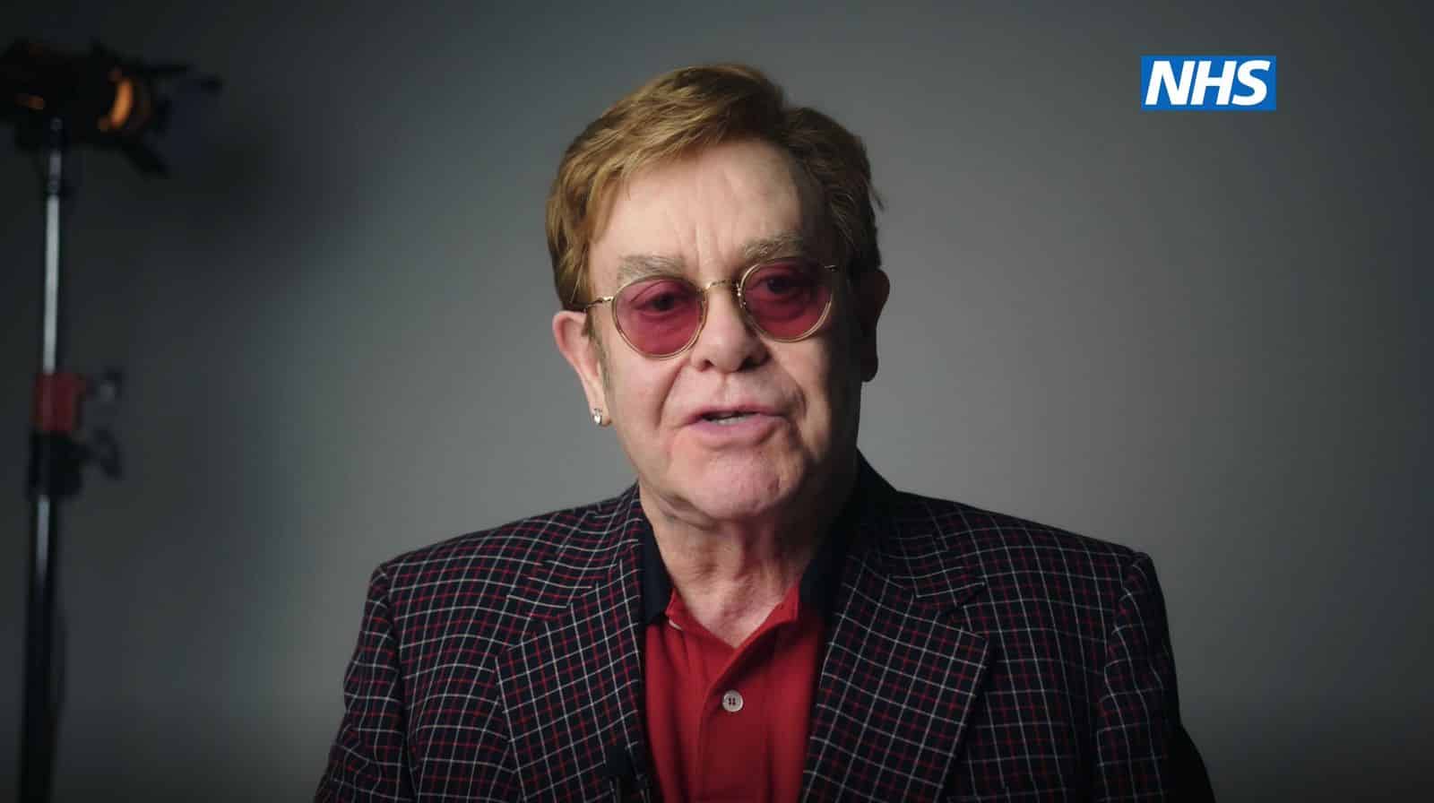  Elton John and Michael Caine promote Corona vaccinations